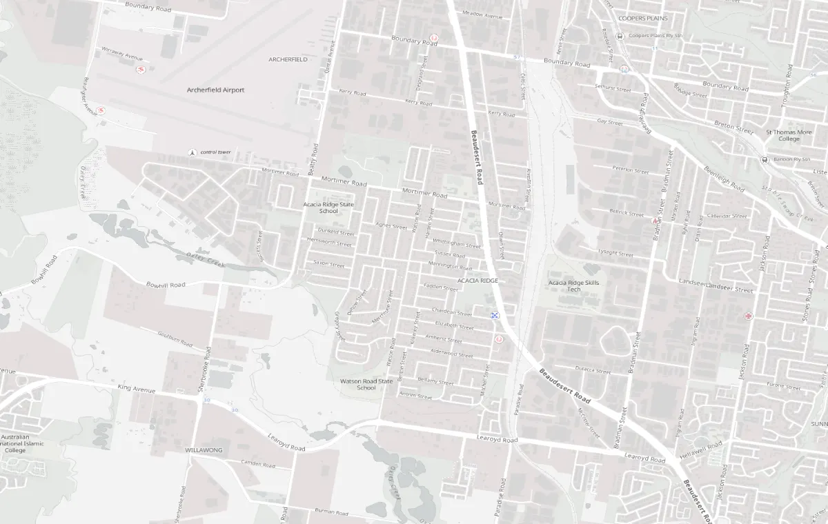 Street map of Acacia Ridge