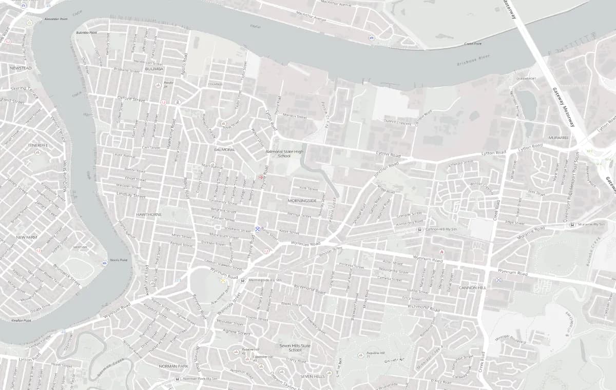 Street map of Morningside