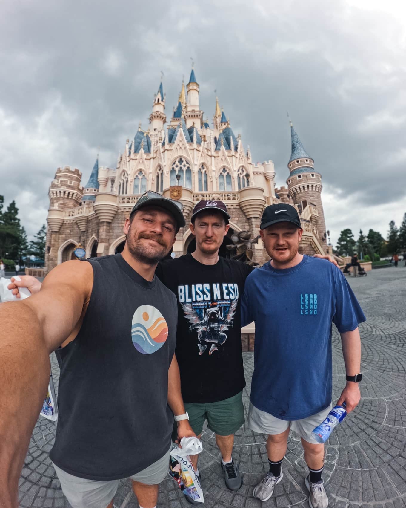 Three of the Horizons Support Network crew together on a trip to Disneyland.